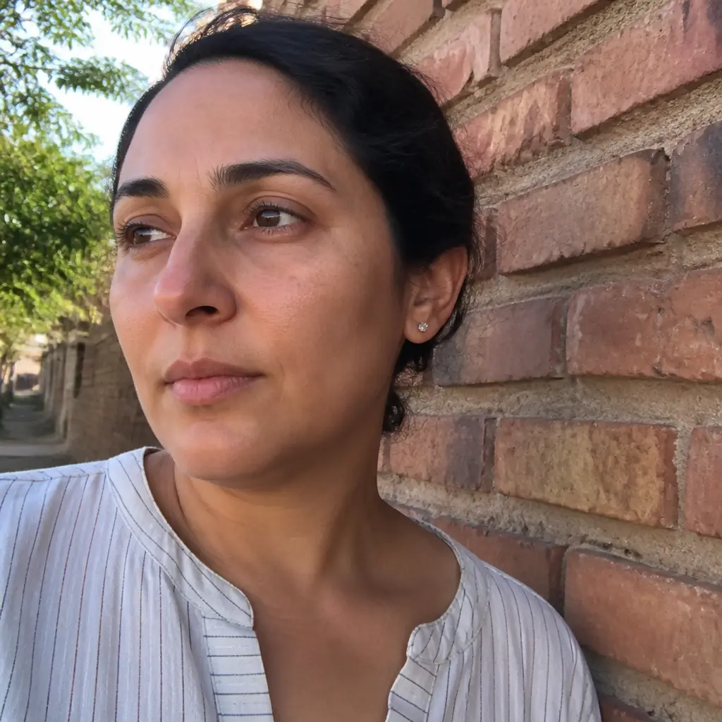 AI-generated fictional portrait